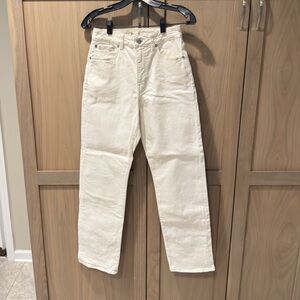 Madewell Women’s Cream Jeans